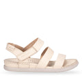 JESSE-G Women's Leather Sandals Beige