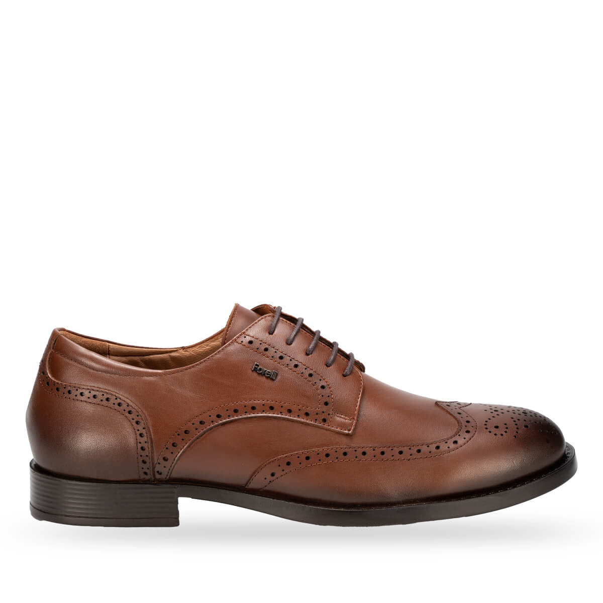 46107-H Men's Leather Shoes, Tan