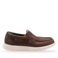 ADLER-G Men's Leather Shoes Brown Nubuck