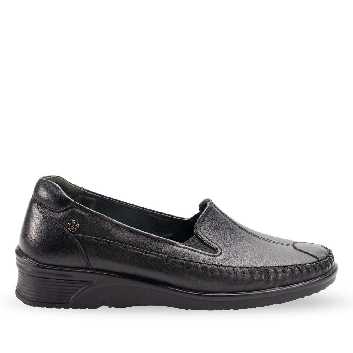 AMELIA-G Women's Leather Shoes Black