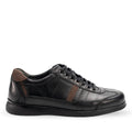 BALVER-G Men's Leather Shoes Black