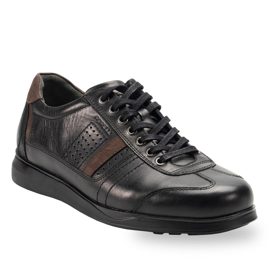 BALVER-G Men's Leather Shoes Black