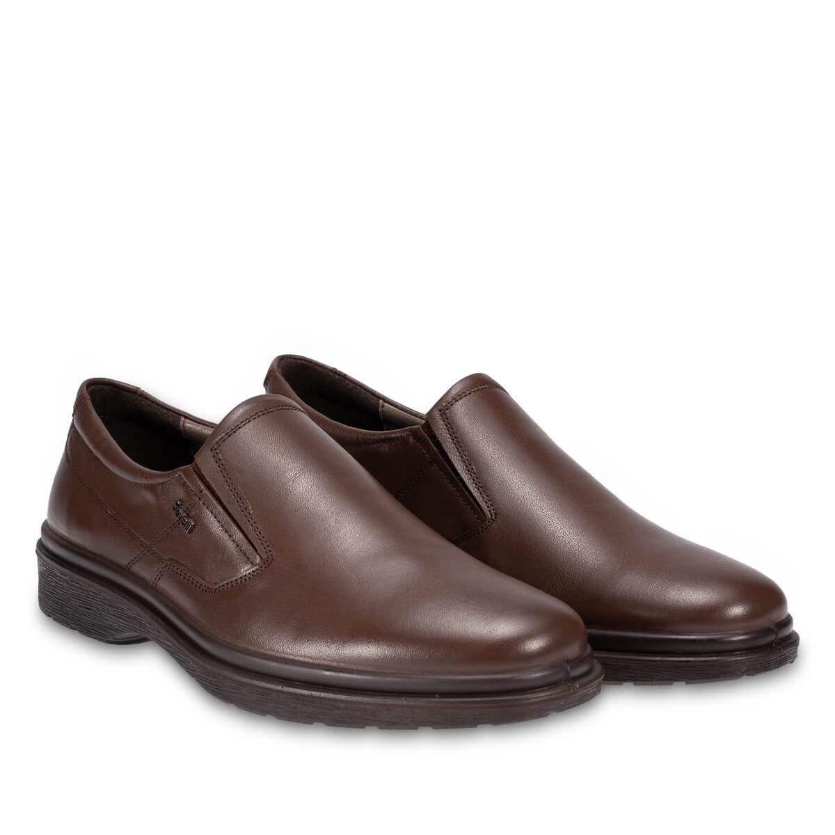 BARRY-G Men's Leather Shoes in Tan