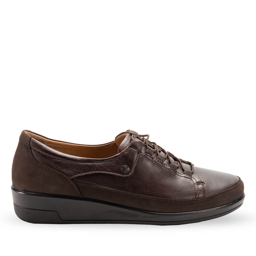 BETY-G Women's Leather Shoes Brown