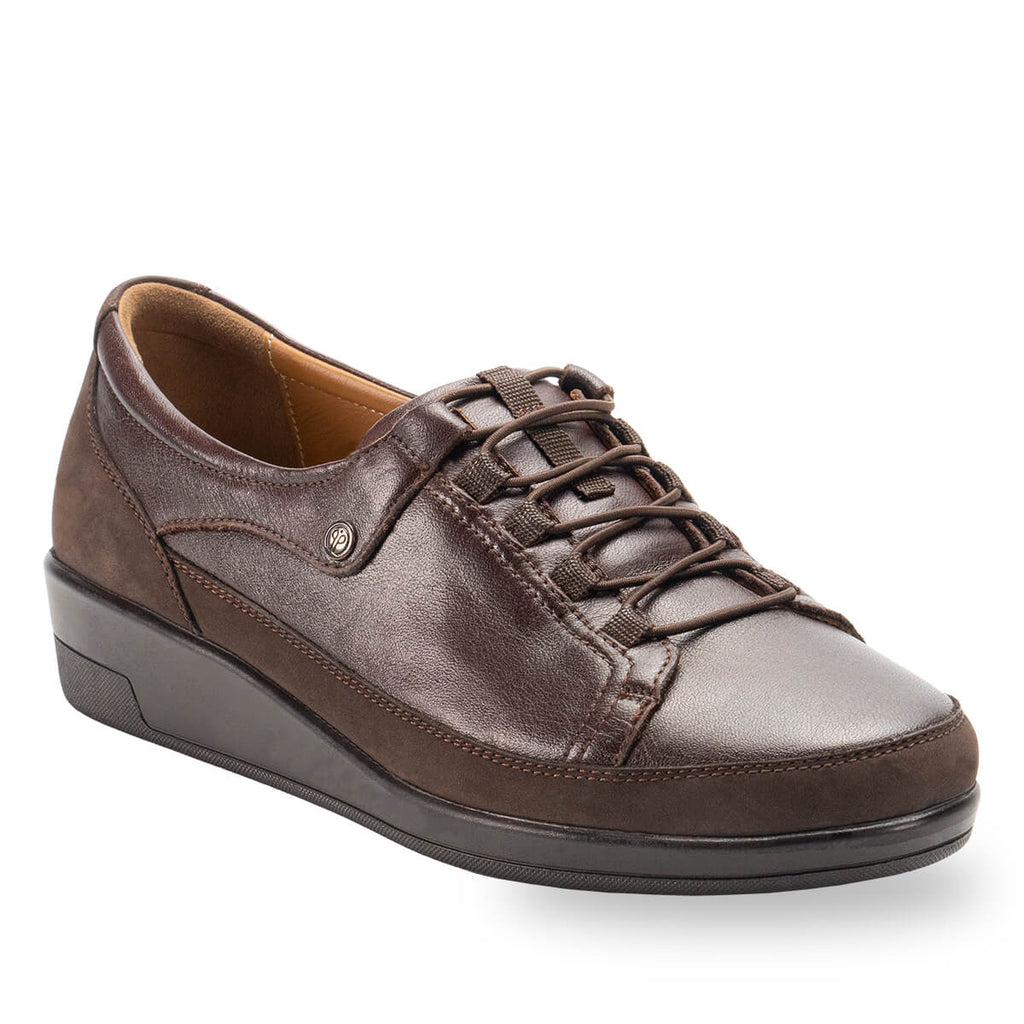 BETY-G Women's Leather Shoes Brown