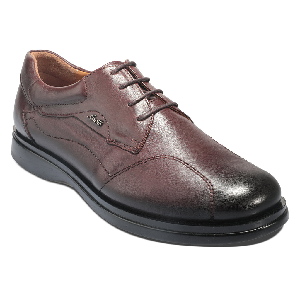 BORN-H Men's Leather Shoes Brown