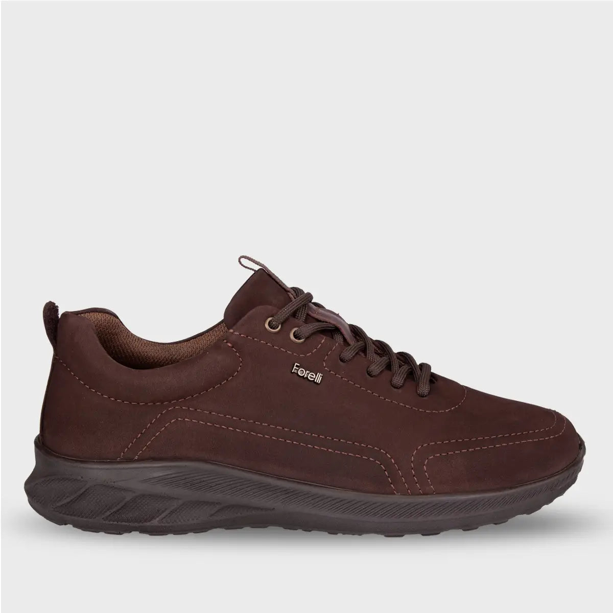 COSMO-G Men's Leather Shoes, Brown Nubuck