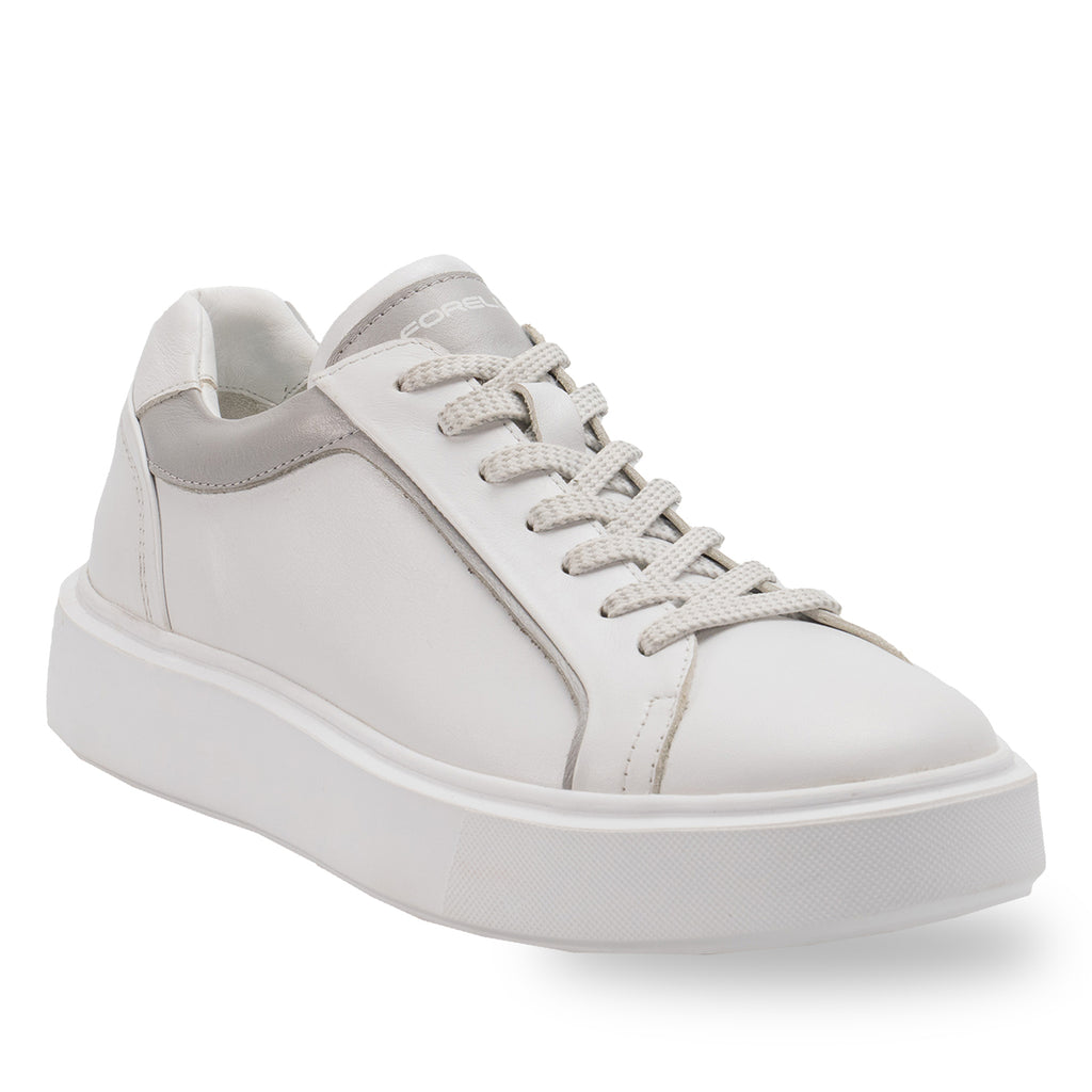 DENIS-G Unisex Leather Shoes White