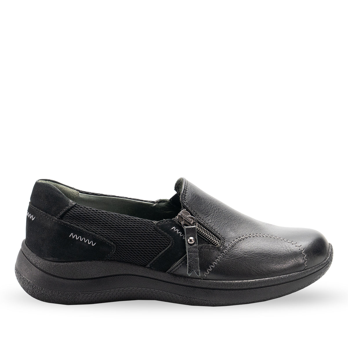 DINA-G Women's Leather Hallux Shoes Black