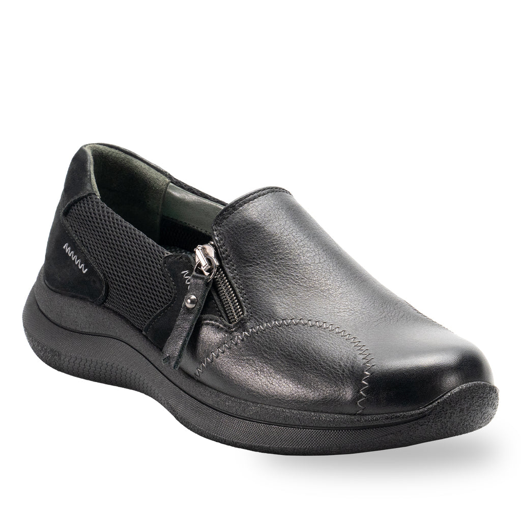 DINA-G Women's Leather Hallux Shoes Black