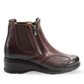 DUDE-K Women's Leather Hallux Boots Brown