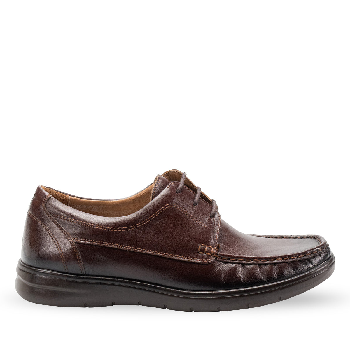 EDIN-H Men's Leather Shoes Brown
