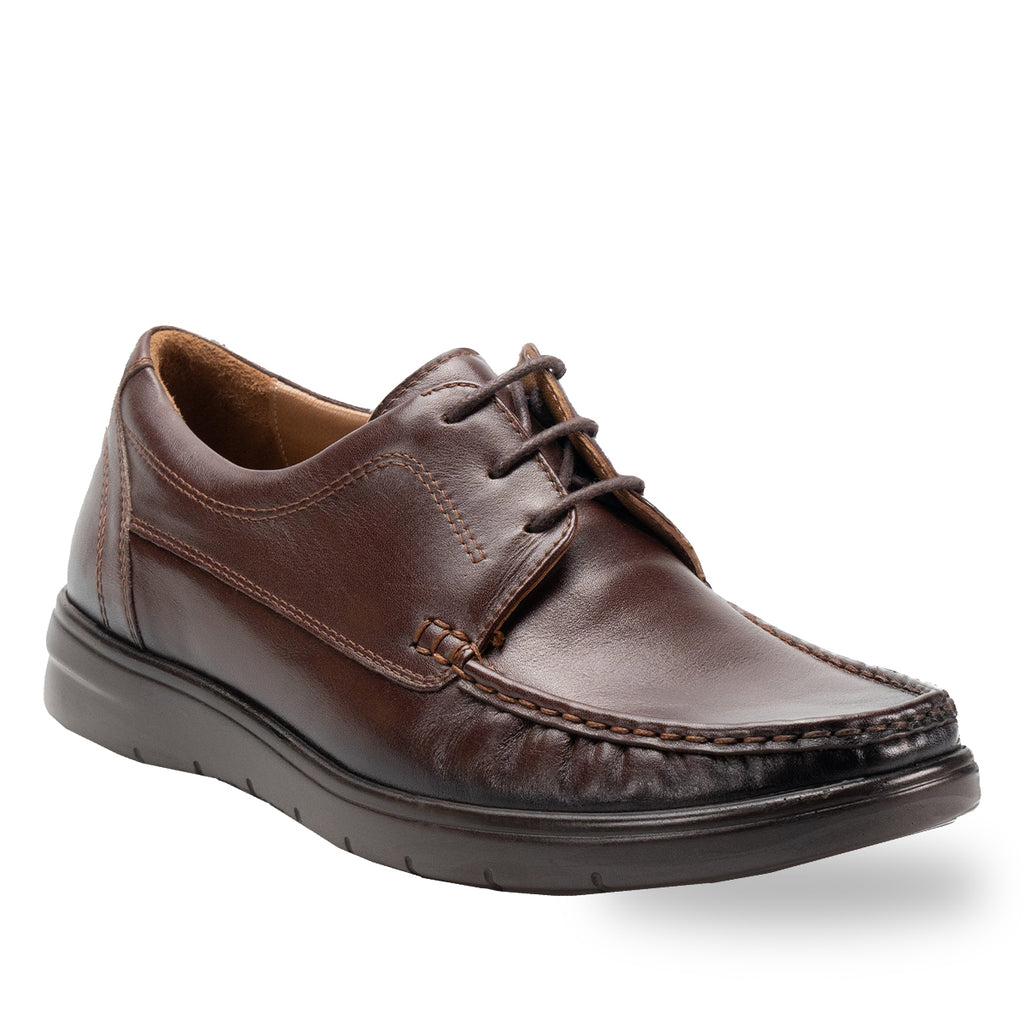 EDIN-H Men's Leather Shoes Brown