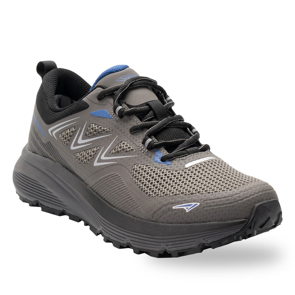 ERENDIZ Men's Waterproof Shoes, Dark Gray-Navy