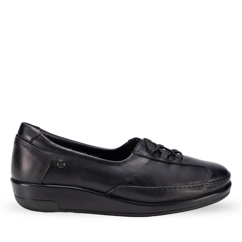 FIORA-H Women's Leather Shoes Black