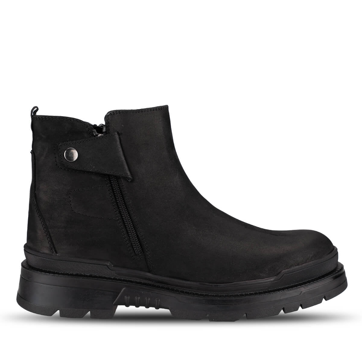 FUNK-G Men's Leather Boots Black