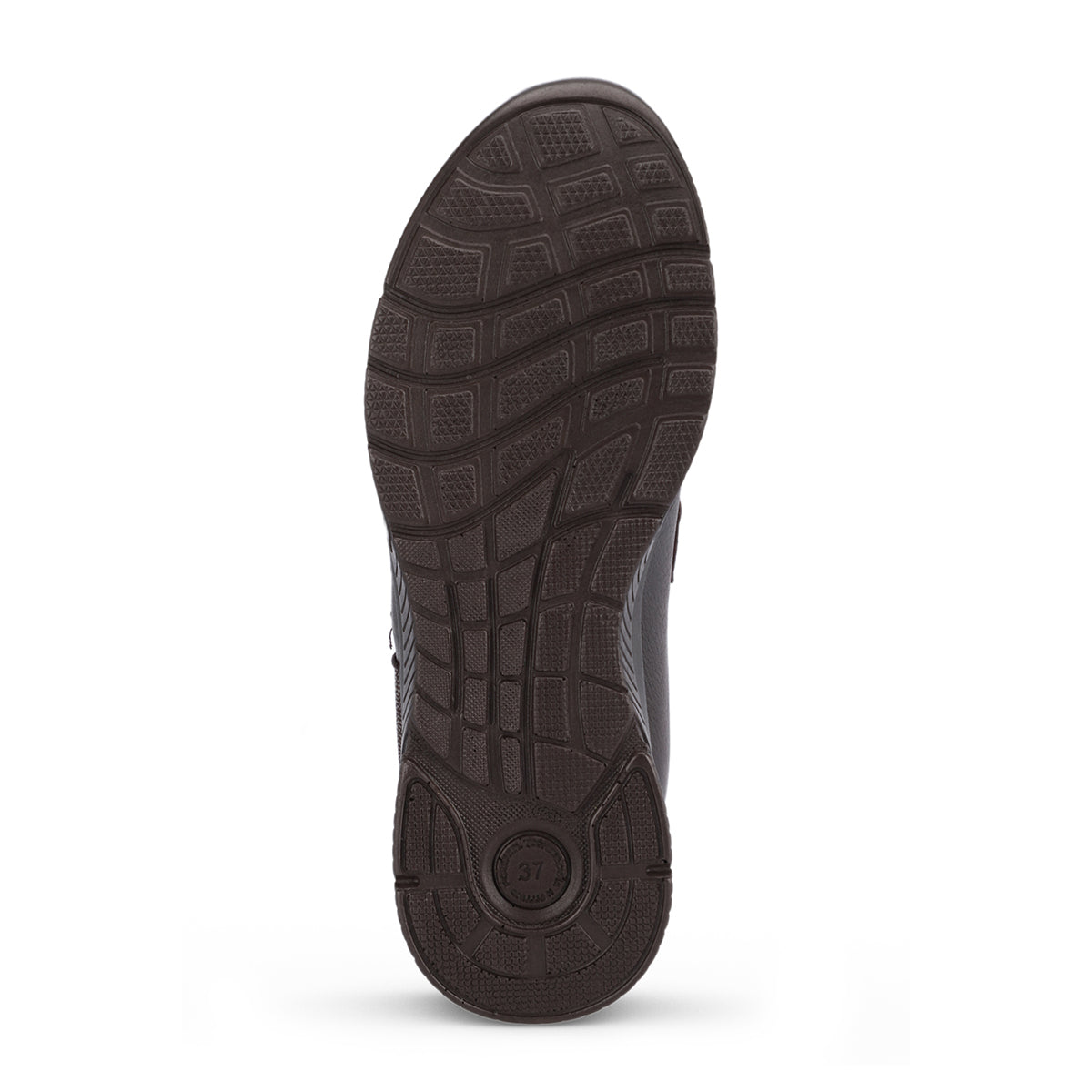 GOLDEN-G Women's Leather Hallux Shoes Coffee