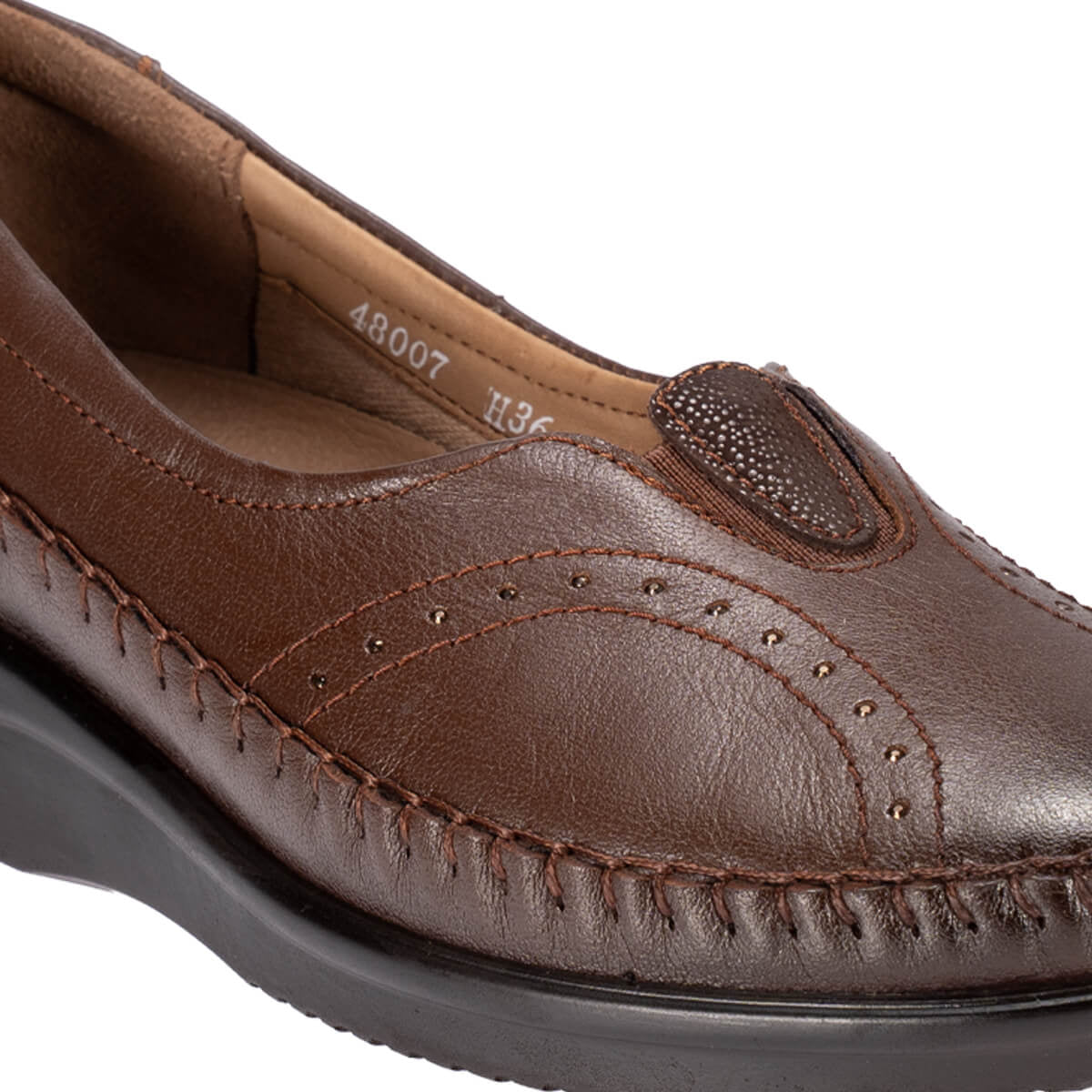 GULIS-H Women's Leather Hallux Shoes in Tan
