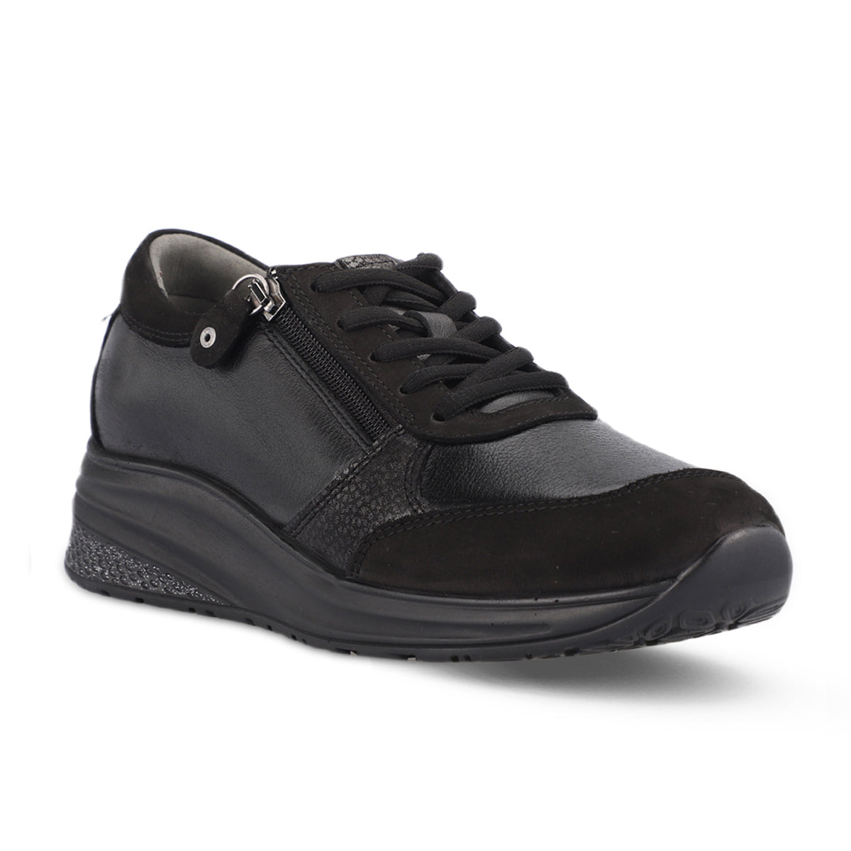 HALDE-G Women's Leather Shoes Black