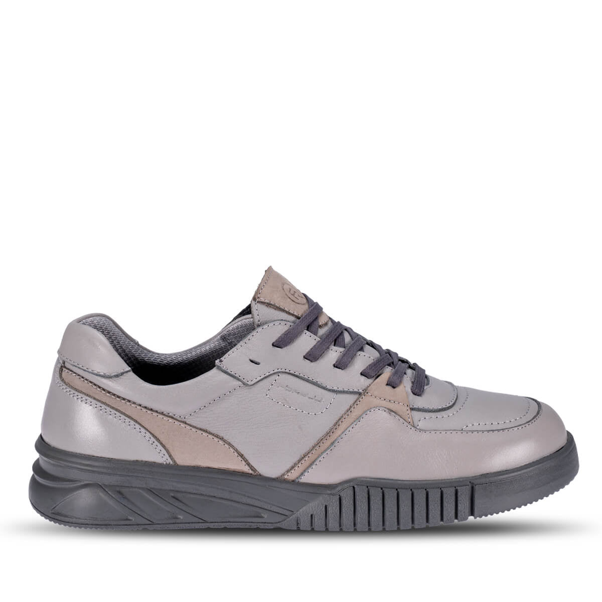 HECTOR-H Men's Leather Shoes Grey