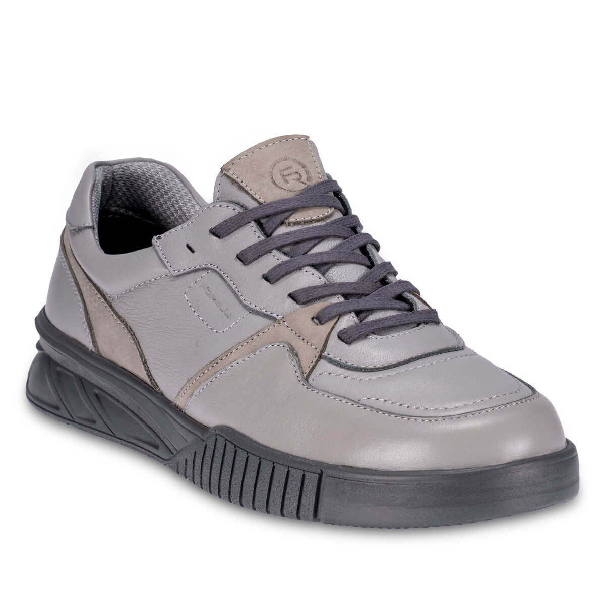 HECTOR-H Men's Leather Shoes Grey