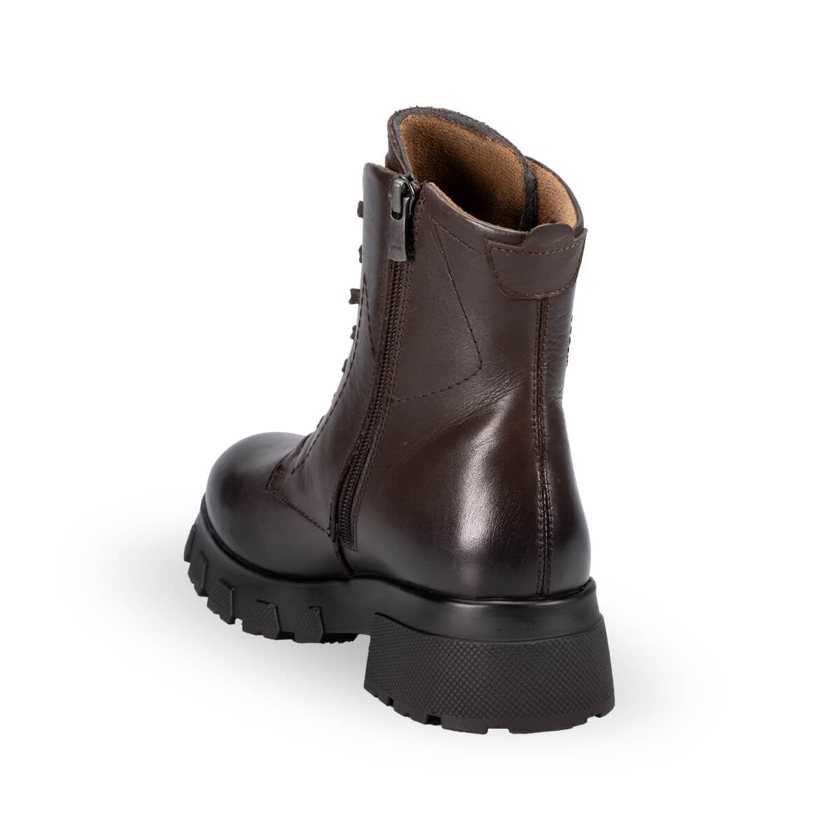 HENZA-G Women's Leather Boots Brown
