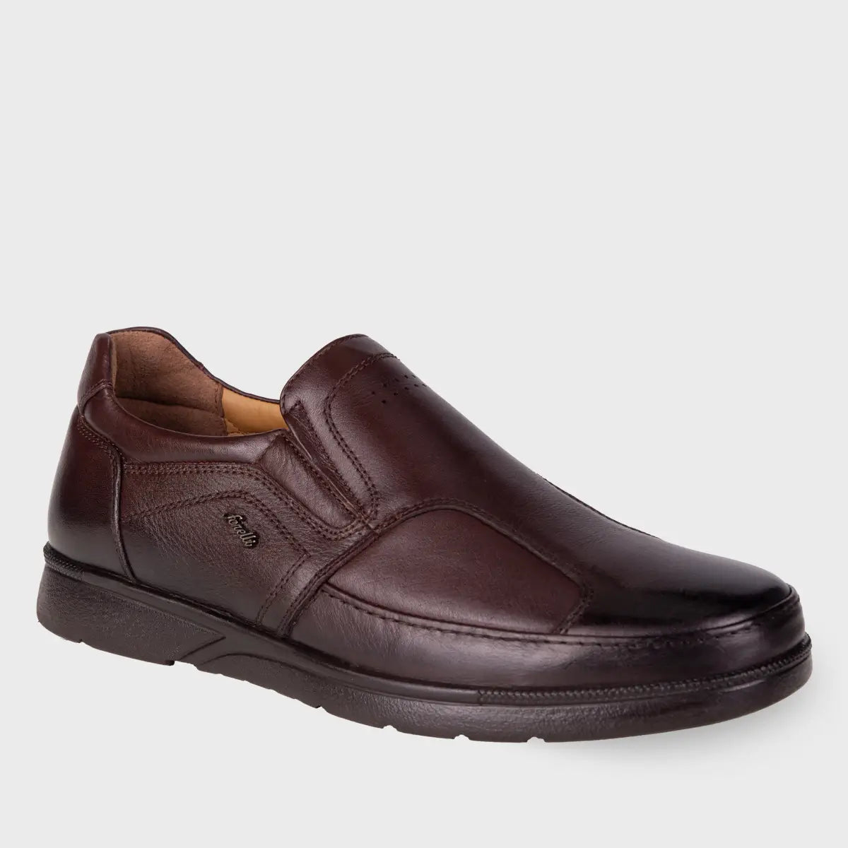 HOKA-H Men's Leather Hallux Shoes Brown