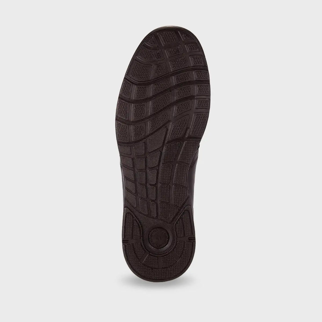 HOKA-H Men's Leather Hallux Shoes Brown