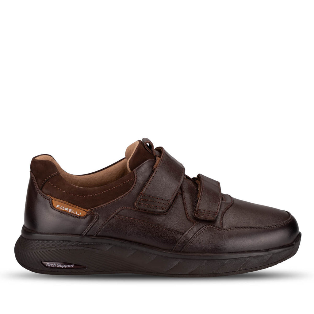 KAYRON-K Men's Leather Shoes Brown