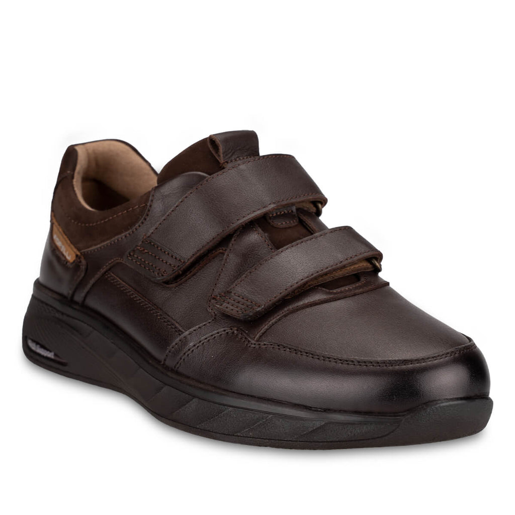KAYRON-K Men's Leather Shoes Brown