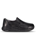 KLARK-K Men's Leather Hallux Shoes Black