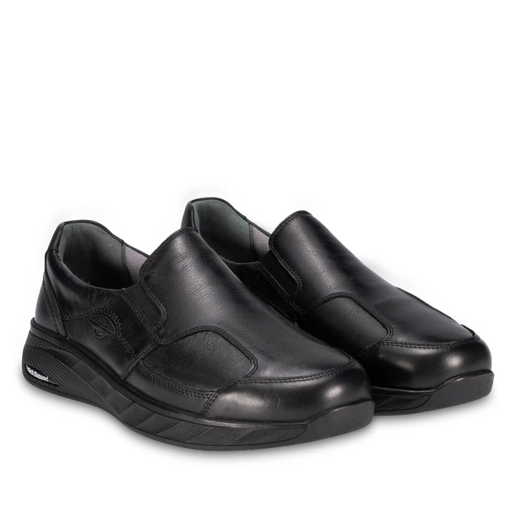 KLARK-K Men's Leather Hallux Shoes Black