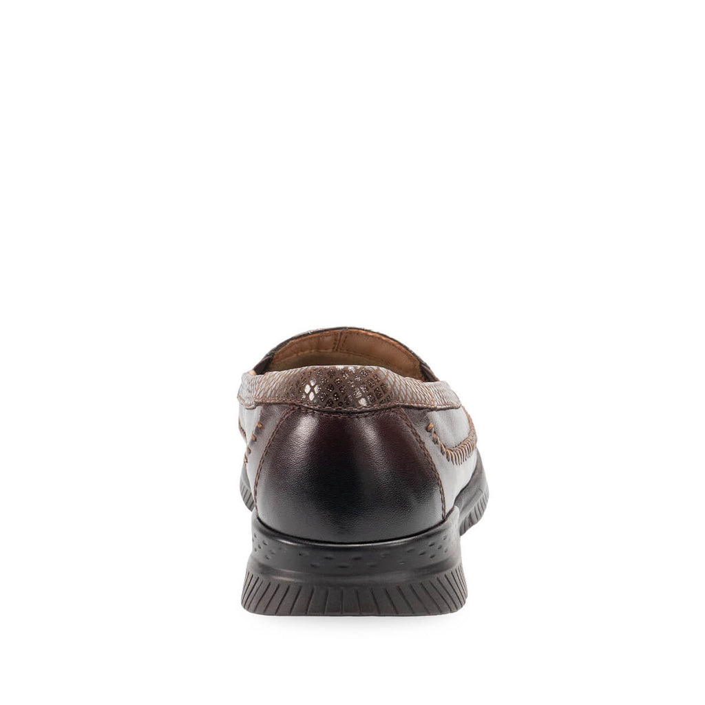 LADEN-G Women's Leather Shoes Brown