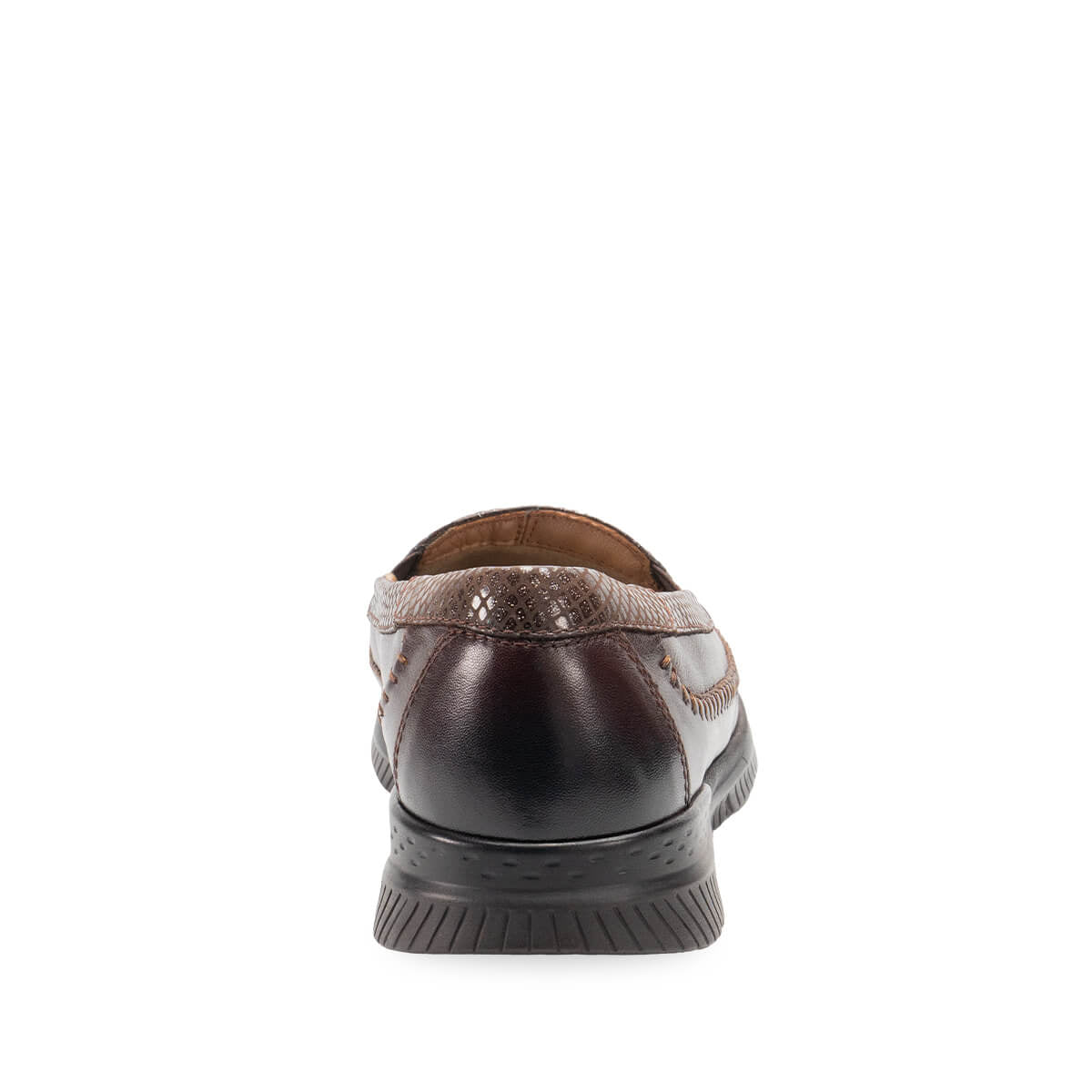 LADEN-G Women's Leather Shoes Brown