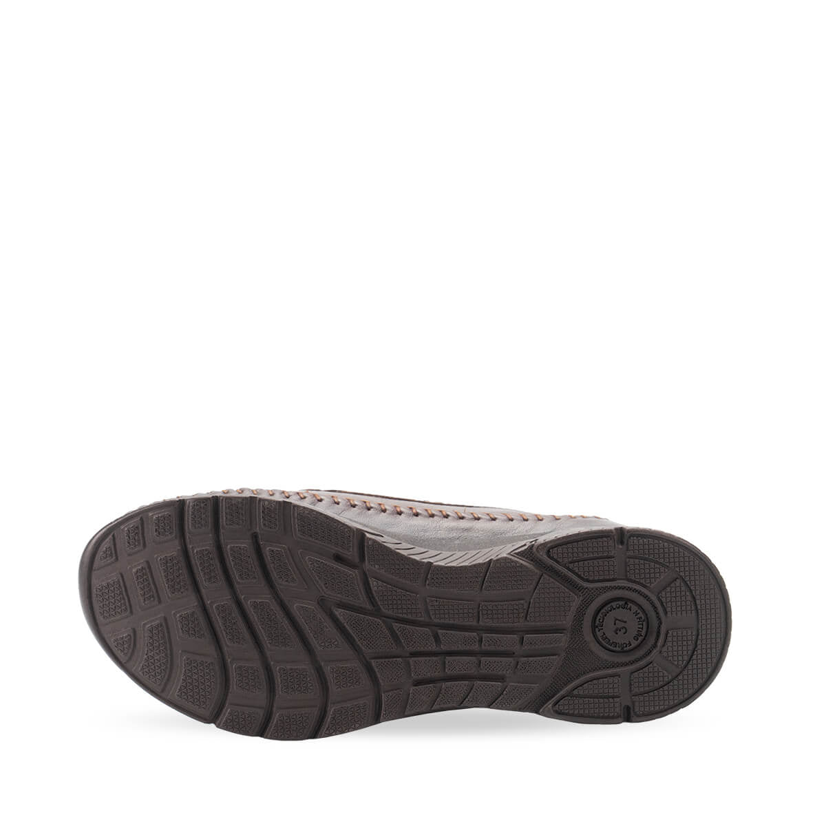 LADEN-G Women's Leather Shoes Brown