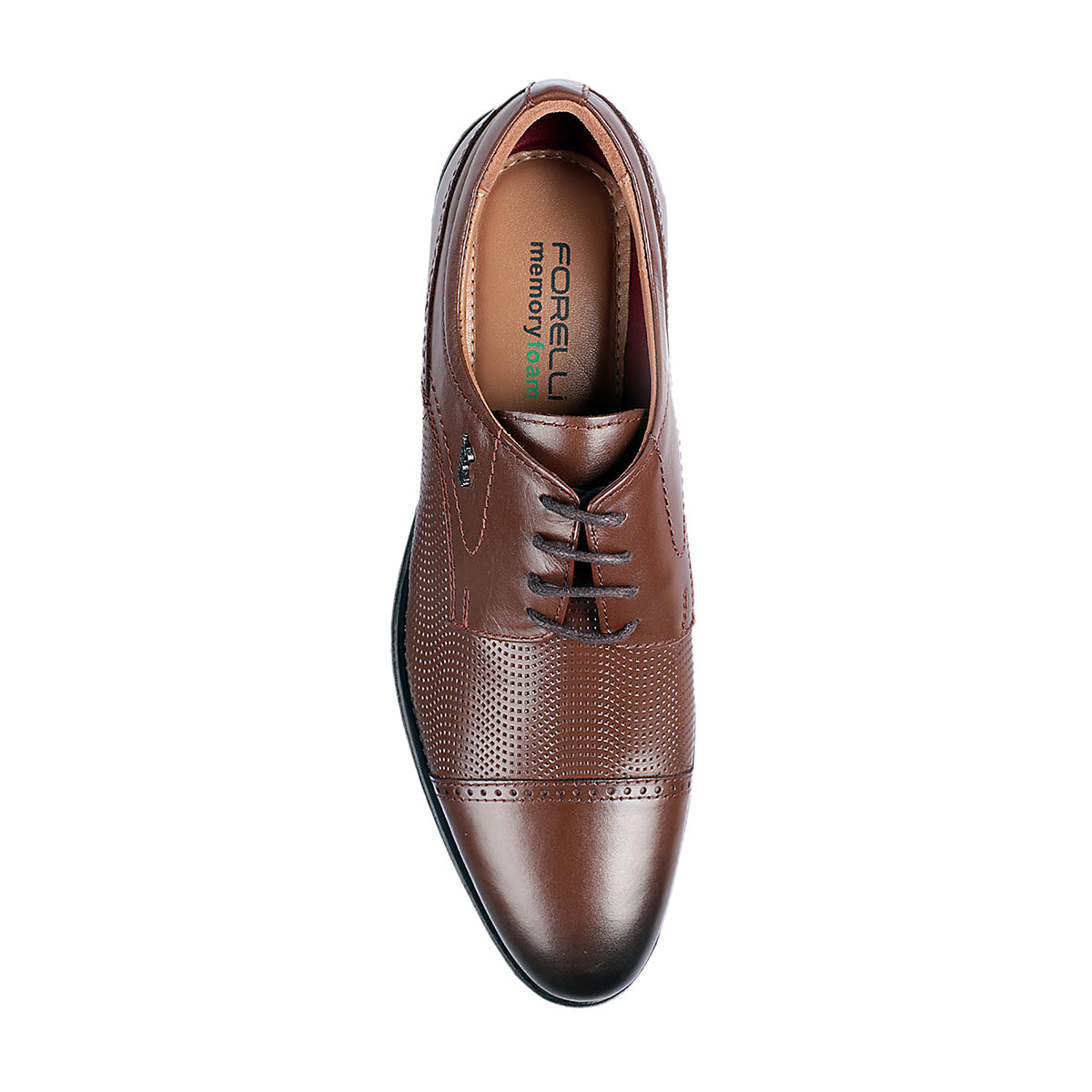 LUCAS-G Men's Leather Shoes Brown