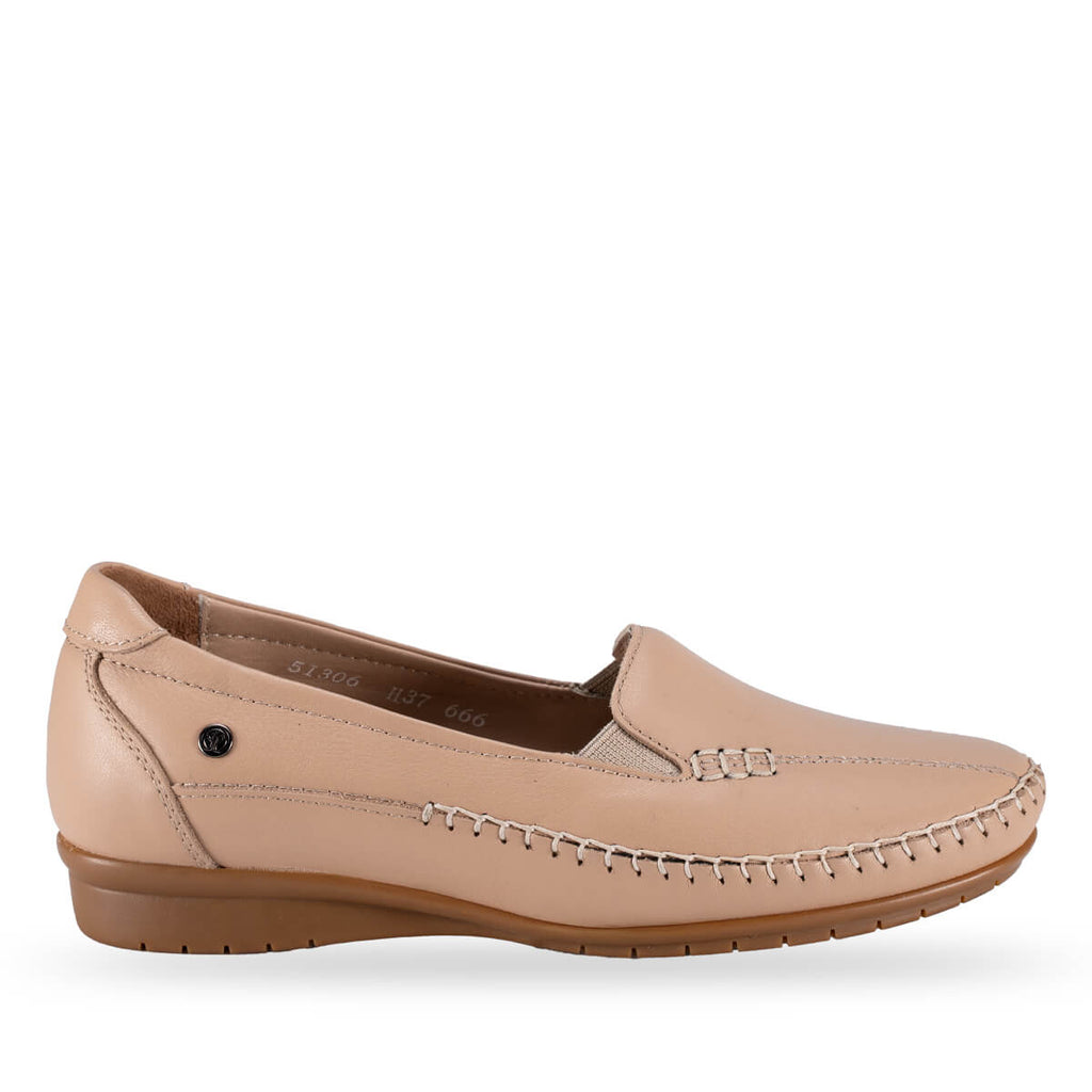 MARLA-G Women's Leather Shoes Light Mink