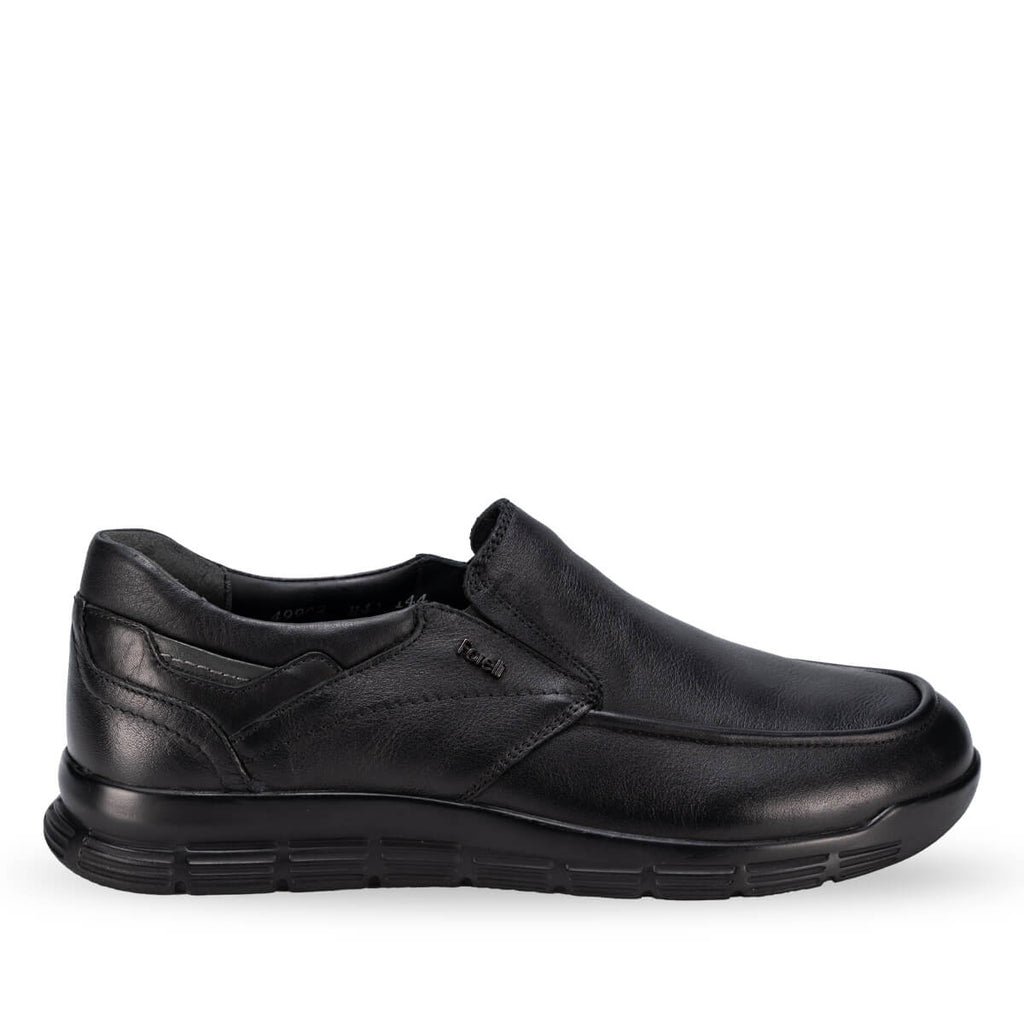 MATHER-H Men's Leather Shoes Black