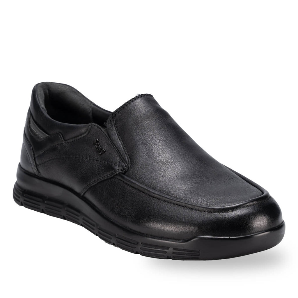 MATHER-H Men's Leather Shoes Black