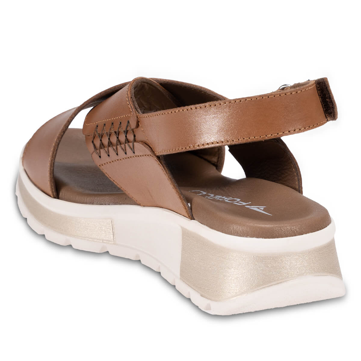 MAYON-G Women's Leather Sandals Tan
