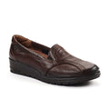 MIMOZA-H Women's Leather Hallux Shoes Coffee