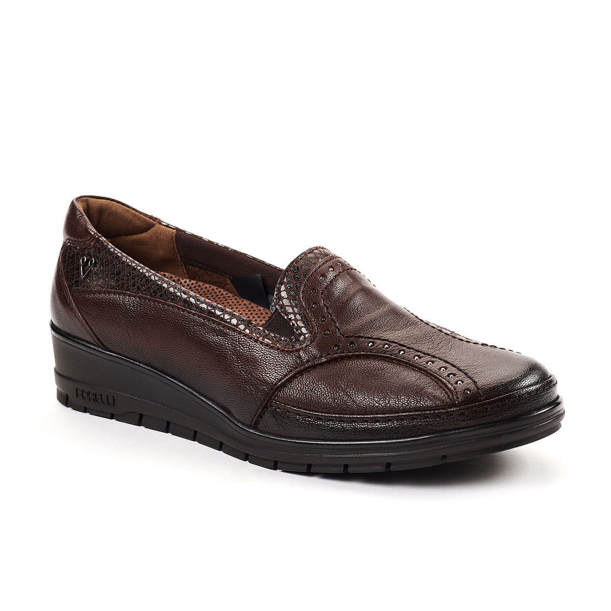 MIMOZA-H Women's Leather Hallux Shoes Coffee