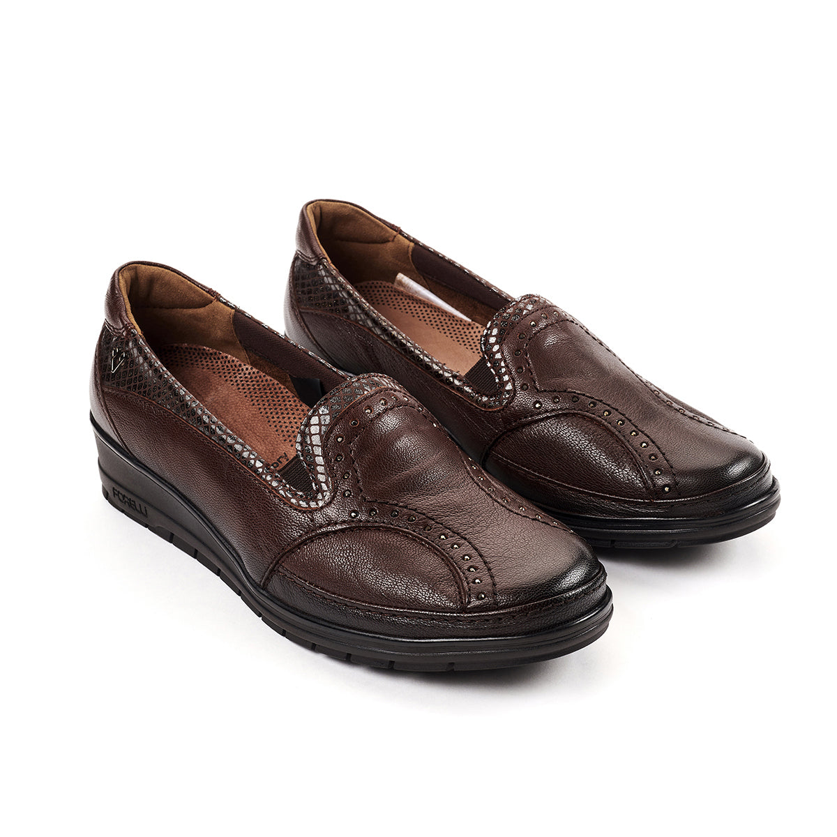 MIMOZA-H Women's Leather Hallux Shoes Coffee