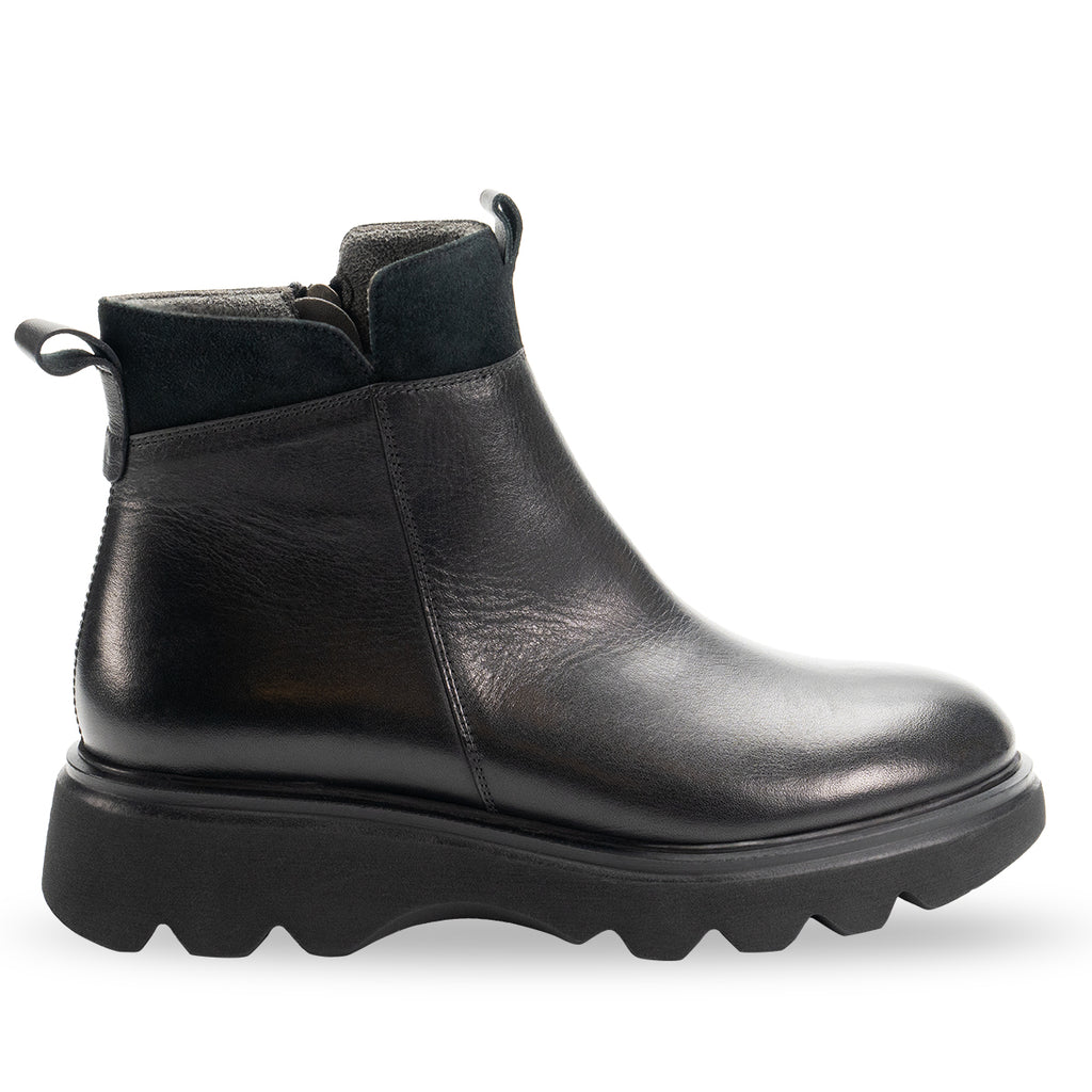 MURRAY-H Women's Leather Boots Black
