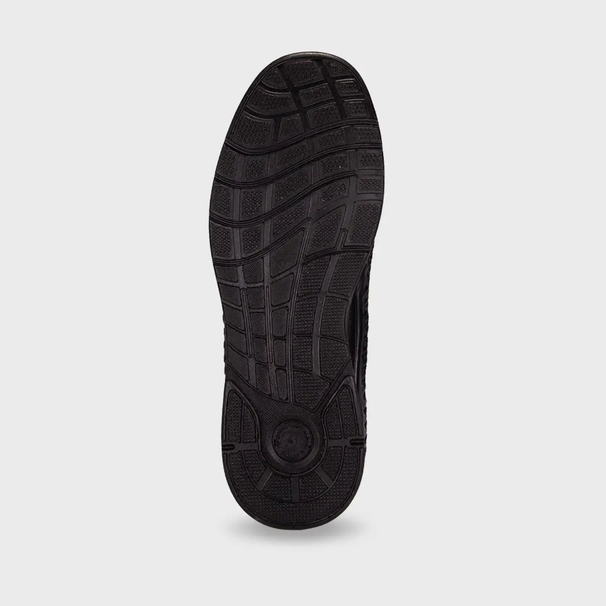 NEVER-H Men's Leather Shoes Black