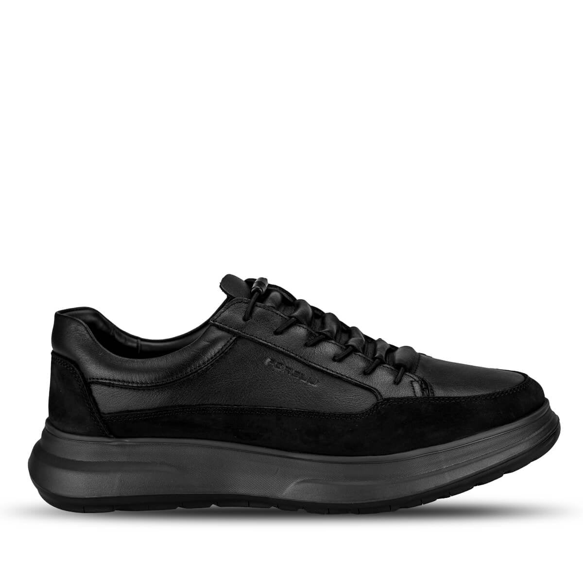 NICOLAS 2-G Men's Leather Shoes Black