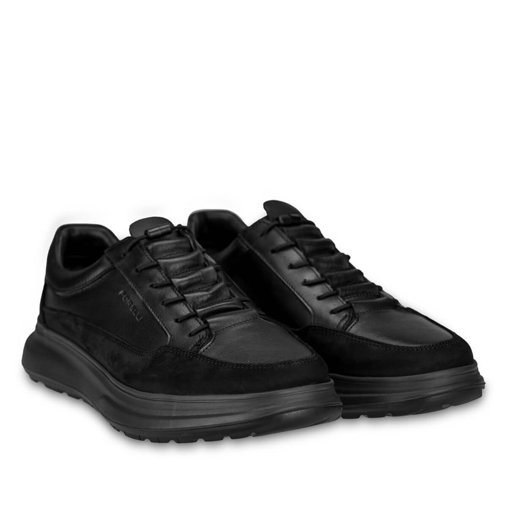 NICOLAS 2-G Men's Leather Shoes Black