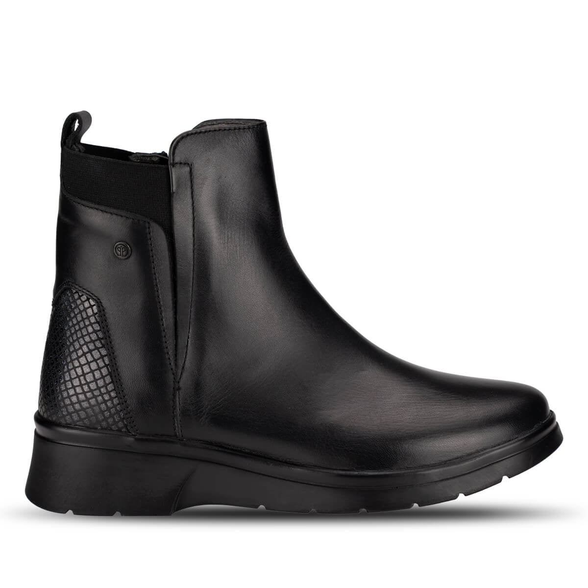 ODES-G Women's Leather Boots Black