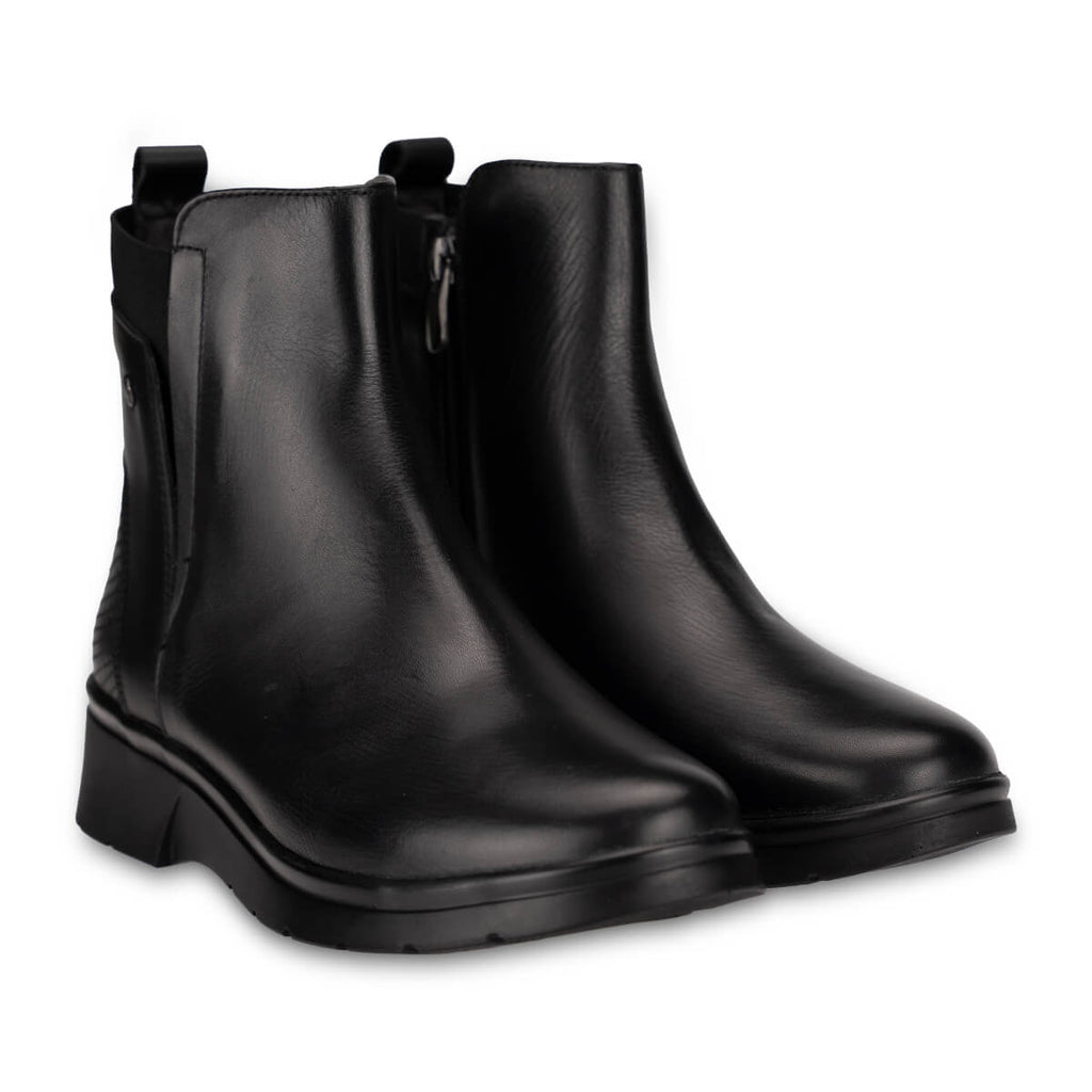 ODES-G Women's Leather Boots Black