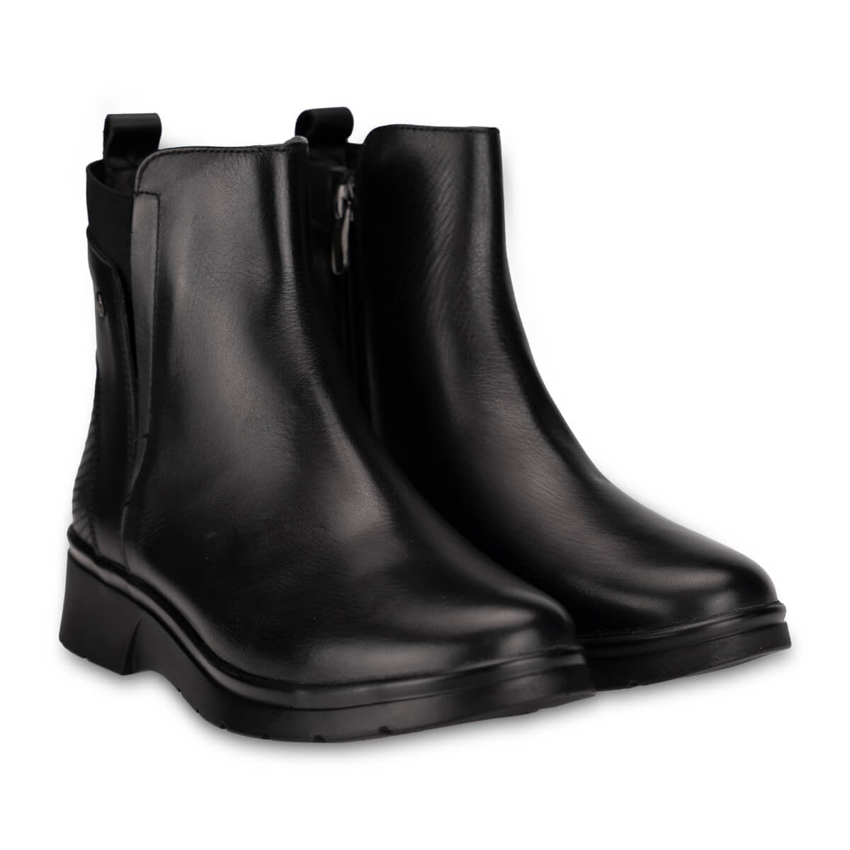 ODES-G Women's Leather Boots Black
